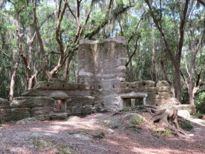 This is all that is left standing of an old plantation house in South Carolina.